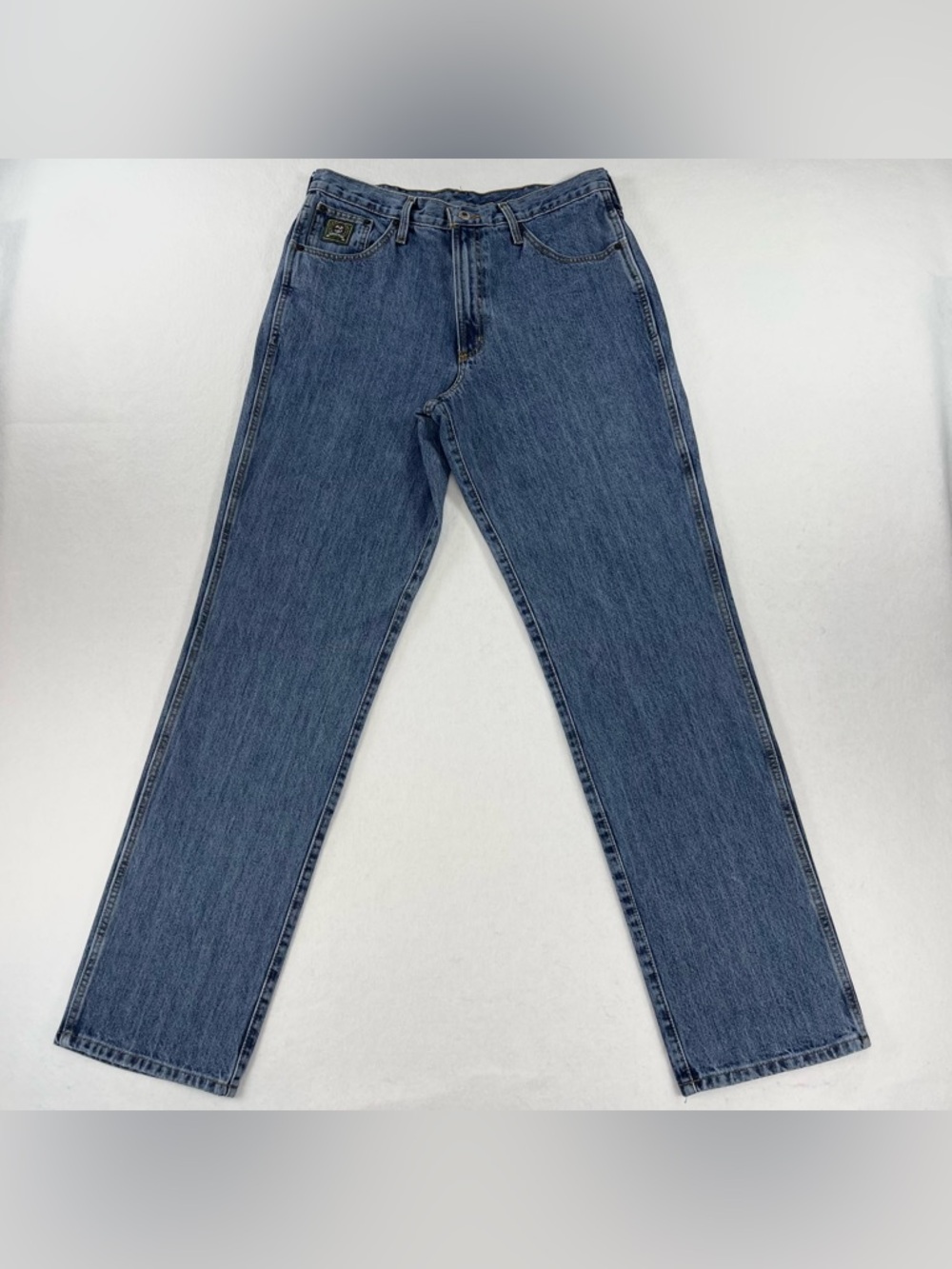 Cinch Up Jeans Mens 32x34 Blue Denim Straight Leg Pants Green Label Workwear